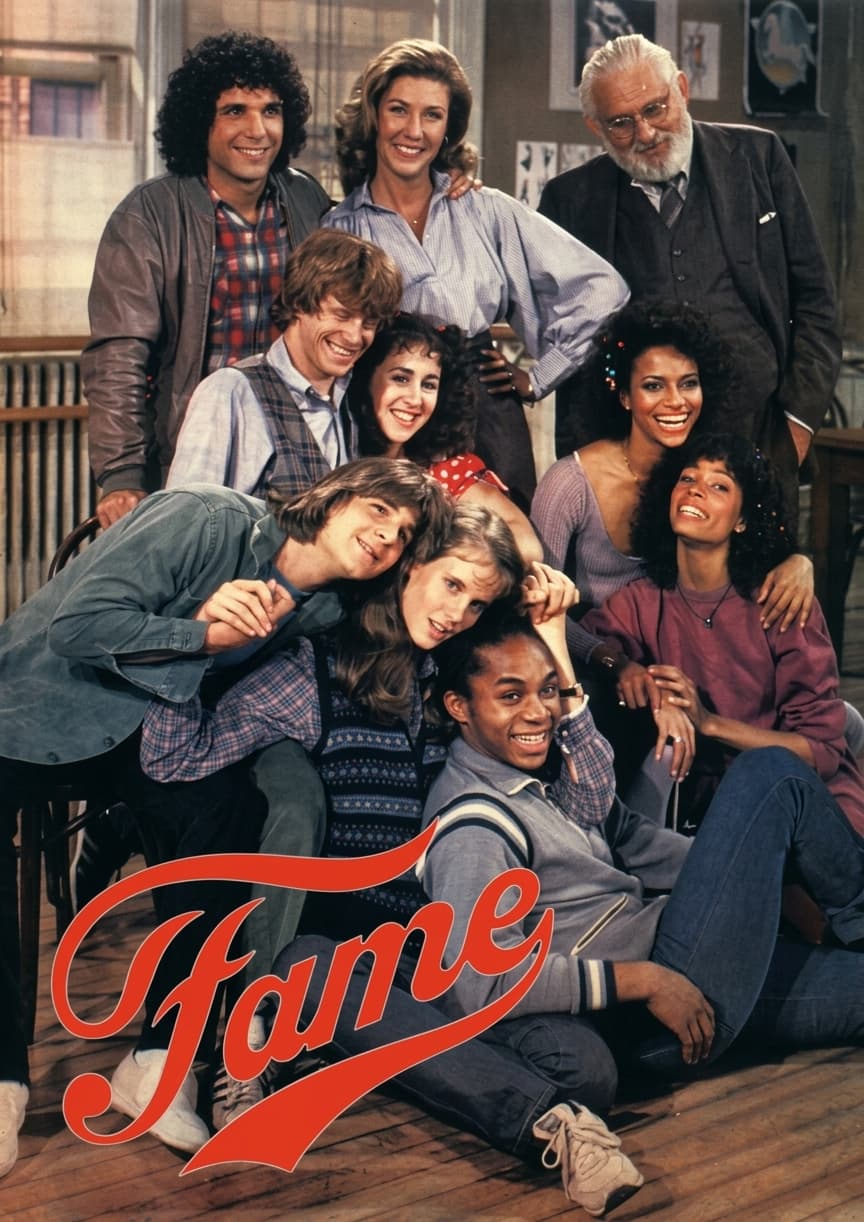 The original Fame TV series cast with Gene Anthony Ray front and center